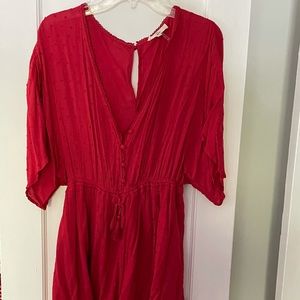 Red romper!